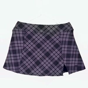 PINK Victoria's Secret Black and Gray Plaid Mini Skirt